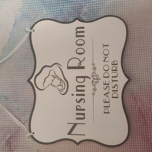 Nursing room signs plaques